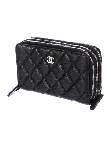 chanel wallet with zipper